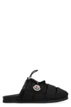 Moncler Mon Pocket Slippers In Black