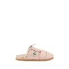 Moncler Mon Pocket Slippers With Soft Padded Design And Logo Patch In Multi