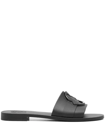 Moncler Mon Slide In Black
