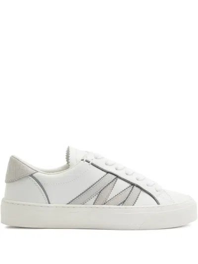 Moncler Leather Low-top Sneakers In White