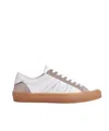 Moncler Monaco 2 Lace-up Sneakers In White