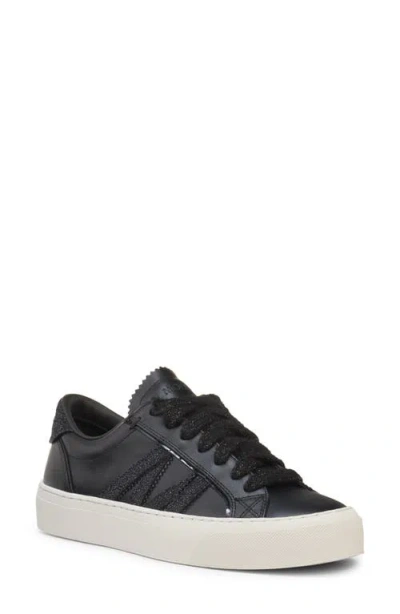Moncler Monaco 2 Low Top Sneaker In Black