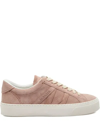 Moncler Monaco 2 Low-top Sneakers In Pink