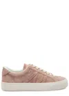 Moncler Lace-up Low-cut Casual Shoes In Pink Light