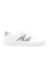 Moncler Monaco Bicolor Low-top Sneakers In White