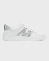 Moncler Monaco Bicolor Low-top Sneakers In White