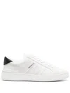 MONCLER MONCLER MONACO LEATHER SNEAKERS