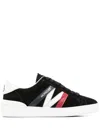Moncler Monaco M Low Top Sneak In Schwarz
