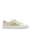 Moncler Monaco Leather Low-top Sneakers In White