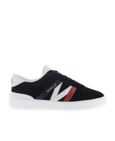 MONCLER MONCLER LOGO PRINTED LACE-UP SNEAKERS