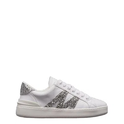 Moncler Monaco M Low-top Sneakers In White
