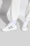 Moncler Monaco Bicolor Low-top Sneakers In White
