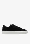 Moncler Monaco M Sneakers In Black