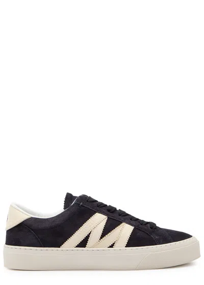 MONCLER MONCLER MONACO SUEDE SNEAKERS