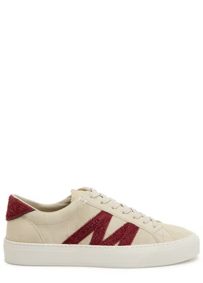 MONCLER MONCLER MONACO SUEDE SNEAKERS