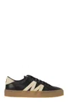 Moncler Monaco2 Low-top Leather Sneakers