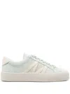 Moncler Sneakers Monaco2 En Daim Et Nubuck In Green