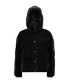 Moncler Monc Daos Pffr Jkt Vlvt Hdd W Tnl Log In Black