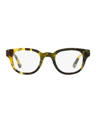Moncler Alternative Fit Ml5157d Eyeglasses Man Eyeglass Frame Multicolored Size 46 Acetate In Green