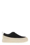 Moncler Altive - Suede And Nubuck Leather Trainer