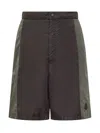 Moncler Man Bermuda Shorts Man Green Bermuda Shorts