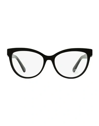 Moncler Cat Eye Ml5166 Eyeglasses Woman Eyeglass Frame Black Size 53 Acetate
