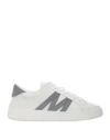 Moncler Gray Sneakers Woman Sneakers Grey Size 7 Other Fibres In White