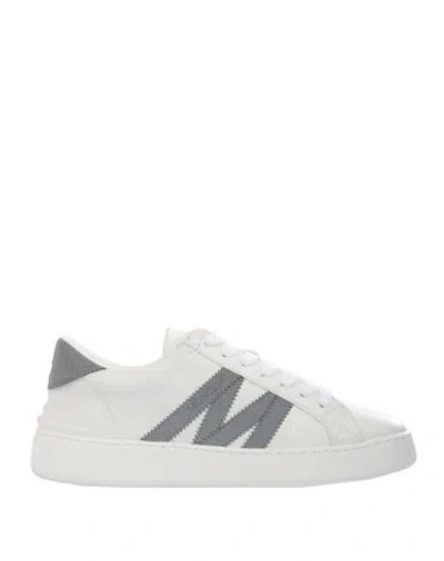 Moncler Gray Sneakers Woman Sneakers Grey Size 7 Other Fibres