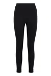 Moncler Brand-embossed Slim-fit High-rise Stretch-woven Leggings