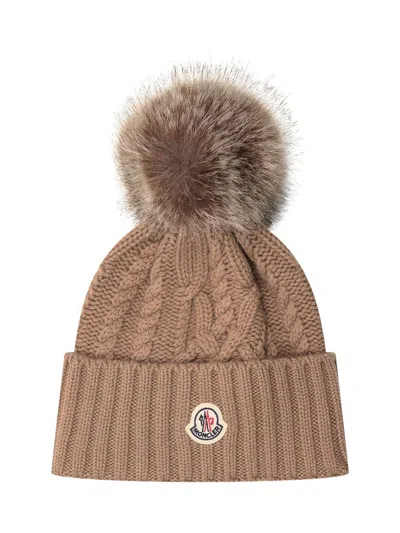 Moncler Hat In Brown