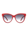 Moncler Maquille Ml0283 Sunglasses Woman Sunglasses Red Size 55 Acetate In Red