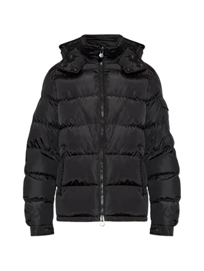 Moncler Maya Matte Short Down Jacket In Black