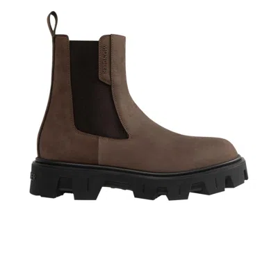 Pre-owned Moncler Peak City Ankle Boot 'brown' | Men's Size 40