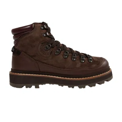 Pre-owned Moncler Peka Hiking Boot 'brown Suede' | Men's Size 42