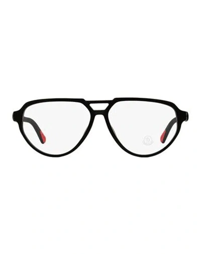 Moncler Pilot Ml5162 Eyeglasses Man Eyeglass Frame Black Size 57 Acetate