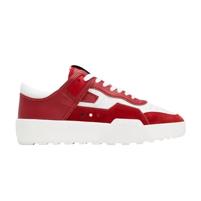 Pre-owned Moncler Promyx Space Low 'red White' | Men's Size 41
