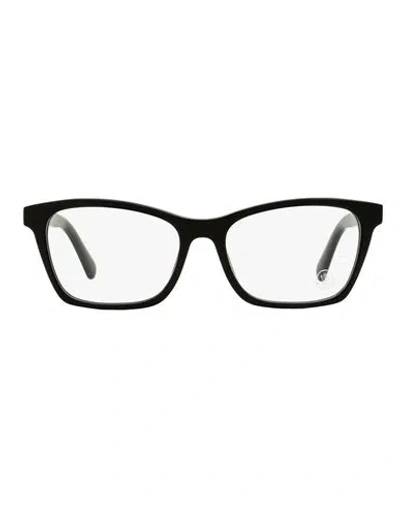 Moncler Rectangular Ml5168 Eyeglasses Woman Eyeglass Frame Black Size 53 Acetate