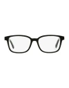 Moncler Rectangular Ml5169d Eyeglasses Eyeglass Frame Black Size 52 Acetate