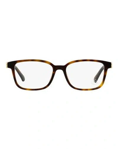 Moncler Rectangular Ml5169d Eyeglasses Eyeglass Frame Brown Size 52 Acetate In Black