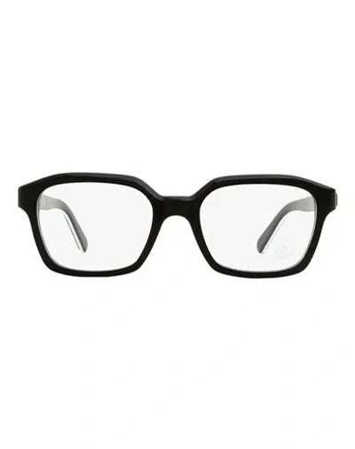 Moncler Rectangular Ml5181 Eyeglasses Eyeglass Frame Black Size 52 Acetate