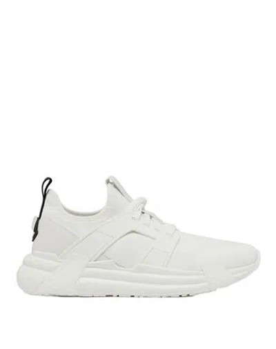 Moncler Sneakers Man Sneakers White Size 8 Other Fibres