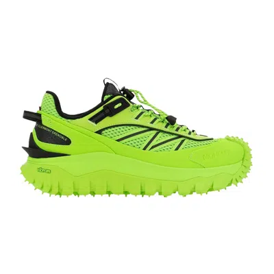 Pre-owned Moncler Trailgrip Low 'fluo Yellow' | Men's Size 44