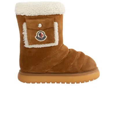 Pre-owned Moncler Wmns Gaia Pocket Snow Boot 'brown' | Women's Size 40