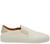 Moncler Men's Monclub Slip-ons Shoes In Light Beige