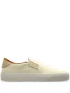 Moncler Men's Monclub Slip-ons Shoes In Neutral