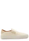 Moncler Men's Monclub Slip-ons Shoes In Neutral