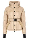 Moncler Mondim Puffer Jackets Gold In Neutral