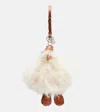 Moncler Monduck Keychain In White