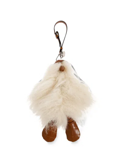 Moncler Monduck Keychain In White
