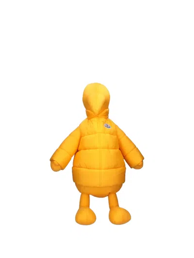 Moncler Monduck Quilted Messenger Bag In Yellow